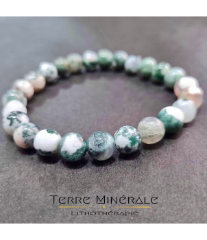 Bracelet Agate Arbre AB Boule 8mm – BIJOUX FANTAISIE JAULNES 77
