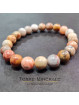 Bracelet Agate Crazy Lace AB Boule 8mm