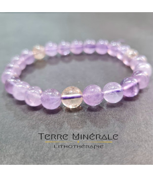 Bracelet Amétrine Brésil A Boule 8mm – BIJOUX FANTAISIE COURPIÈRE 63
