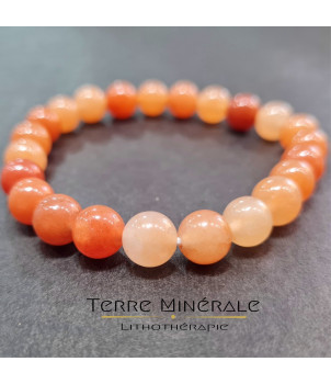 Bracelet Aventurine Orange A+ Brésil Boule 8mm – BIJOUX FANTAISIE MONTREUIL 93