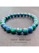 Bracelet Azurite Malachite Naturelle A+ Boule 8 mn