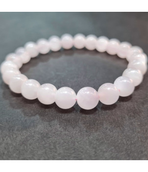 Bracelet Calcite Rose AA Boule 08mm – BIJOUX FANTAISIE PASSINS 38