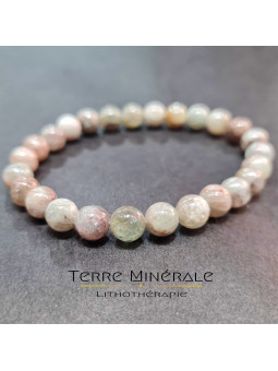 Bracelet Cyanite Verte A Boule 7 - 8 mm