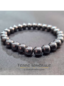 Bracelet Hematite AB Boule 8 mm