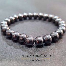 Bracelet Hematite AB Boule 8 mm