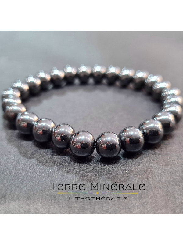 Bracelet Hematite AB Boule 8 mm
