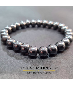Bracelet Hematite AB Boule 8 mm – BIJOUX FANTAISIE MONTCHAL 42