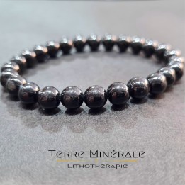 Bracelet Hypersthene AA Boule 7 - 8 mm