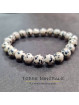 Bracelet Jaspe Dalmatien AB Boule 8 mm