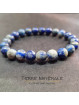 Bracelet Lapis Lazuli AB Boule 8 mm