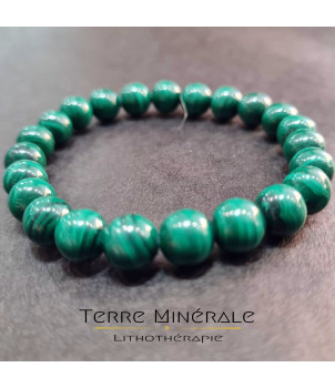 Bracelet Malachite A Boule 8 mm – BIJOUX FANTAISIE SAINT-CLÉMENT 15