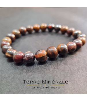 Bracelet Oeil De Fer AA Boule 8 mm – BIJOUX FANTAISIE PARIS 15