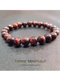 Bracelet Oeil De Taureau A Boule 8 mm