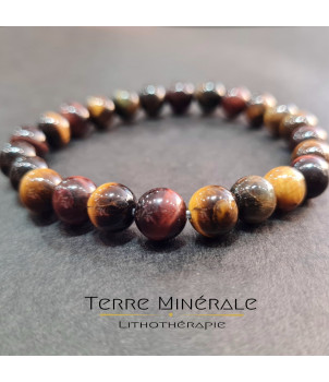 Bracelet Oeil Multiple A Boule 8 mm – BIJOUX FANTAISIE PARIS 15