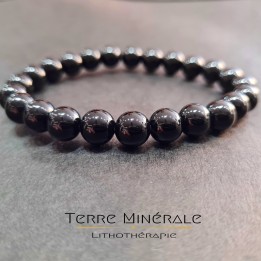 Bracelet Onyx A Boule 8 mm