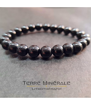Bracelet Onyx A Boule 8 mm – BIJOUX FANTAISIE RIGNIEUX-LE-FRANC 01