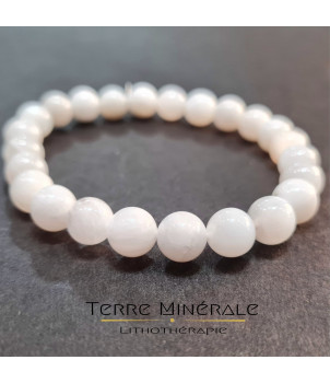Bracelet Pierre De Lune Beige A Boule 8 mm – BIJOUX FANTAISIE SAINT-PIERREVILLE 07