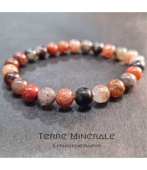 Bracelet Quartz Lodolite A+ Boule 7.5 - 9 mm – BIJOUX FANTAISIE BAIX 07