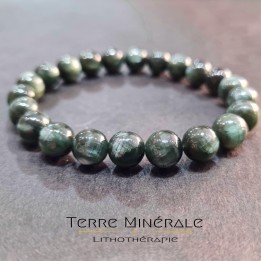 Bracelet Seraphinite AA+ Boule 8 - 9 mm