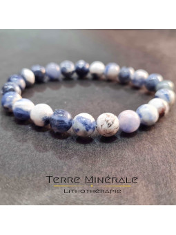 Bracelet Sodalite A Boule 8 mm