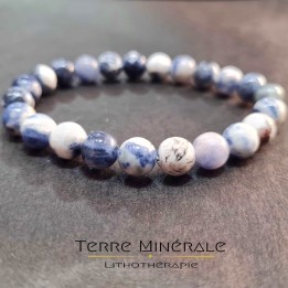 Bracelet Sodalite A Boule 8 mm