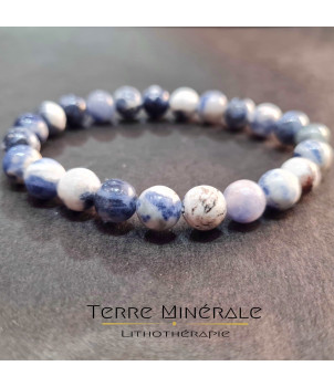 Bracelet Sodalite A Boule 8 mm – BIJOUX FANTAISIE INNIMOND 01