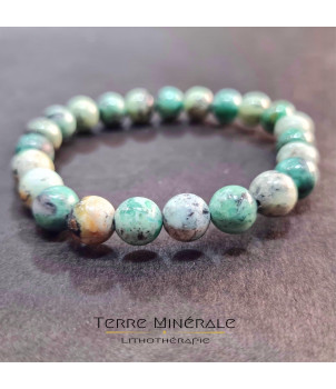 Bracelet Variscite AA Boule 8 mm – BIJOUX FANTAISIE GUIGNES 77