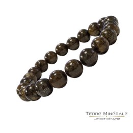 Bracelet Bronzite Boule 6 mm