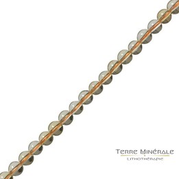 Collier Citrine chauffée extra boules 6 mn