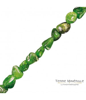 Collier Diopside Chromifère grains – BIJOUX FANTAISIE LE GRAND-LEMPS 38