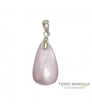 Pendentif Kunzite goutte Argent 0.925 Rhodié – BIJOUX FANTAISIE ACHÈRES-LA-FORET 77