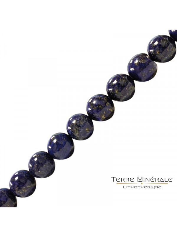 Collier Lapis Lazuli Extra Boules 8 mn