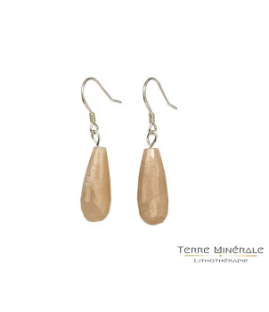 Boucles d'oreilles Pierre de Soleil Argent 0.925 – BIJOUX FANTAISIE SAINT-OURS 63