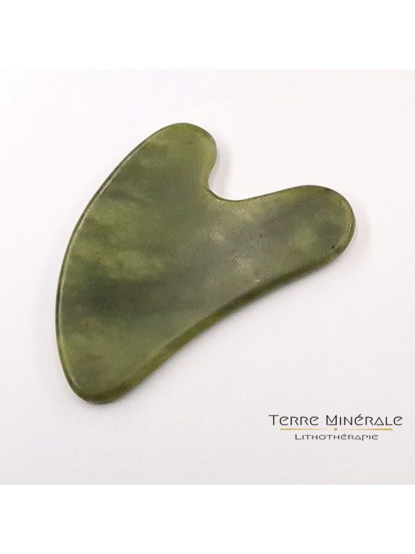 Gua Sha Coeur De Massage Aventurine Verte A 80 mn