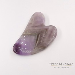 Gua Sha Coeur De Massage Améthyste A 80 mn