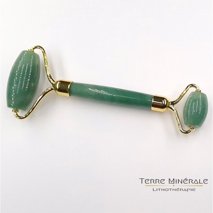 Rouleau De Massage Aventurine Verte A 80 mn (2 têtes)