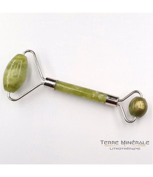 Rouleau De Massage Jade De Chine A+ (2 têtes) – BIJOUX FANTAISIE CÉLY 77