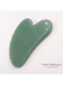 Gua Sha Coeur De Massage Jade Nephrite AB 80 mn