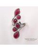 Bague Grenat Rhodolite AAA Argent 925