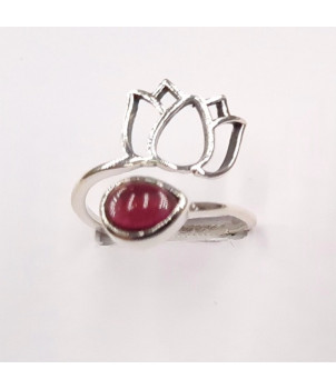 Bague Grenat Rhodolite AAA Argent 925 - REF 02 – BIJOUX FANTAISIE LACHAMP-RAPHAËL 07