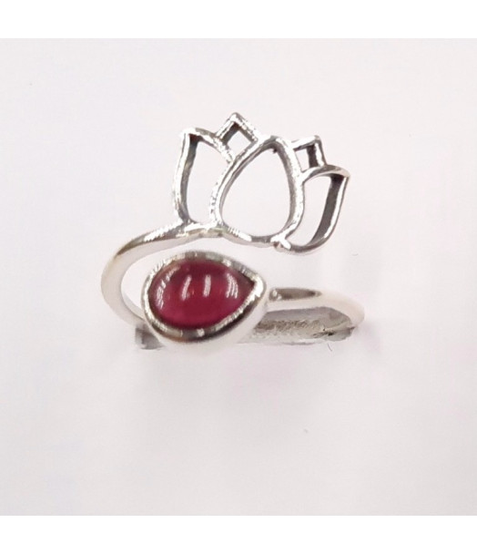 Bague Grenat Rhodolite AAA Argent 925 - REF 02