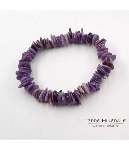 Bracelet Baroque Charoite AA Bracelet Baroque Charoite AA