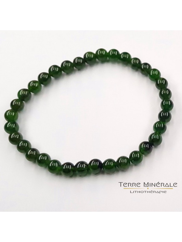 Bracelet Dioptase AA+ Boule 6 mm