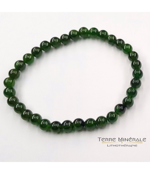 Bracelet Dioptase AA+ Boule 6 mm