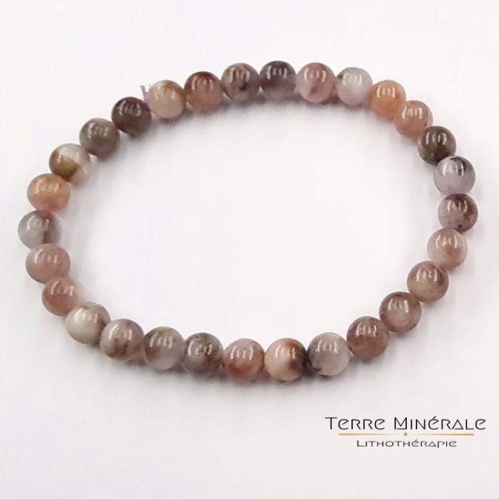 Bracelet Kunzite AB Boule 6 mm