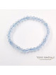 Bracelet Topaze Bleue AAA Boule 5 - 6 mm