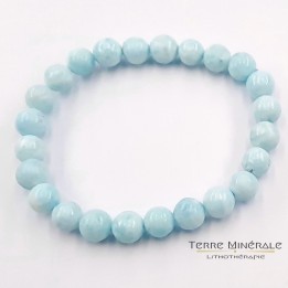 Bracelet Hemimorphite AA Boule 8mm