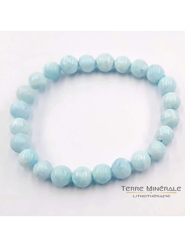 Bracelet Hemimorphite AA Boule 8mm