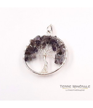 Pendentif Arbre De Vie 40mm Cordierite A – BIJOUX FANTAISIE JAULNES 77