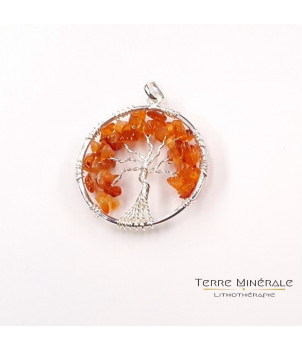 Pendentif Arbre De Vie 40mm Cornaline A – BIJOUX FANTAISIE JAULNES 77